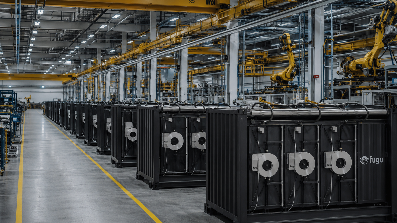 AirRefinery units on a manufacturing line