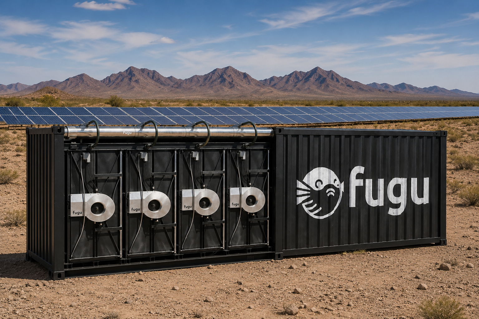 AirRefineries on a solar farm